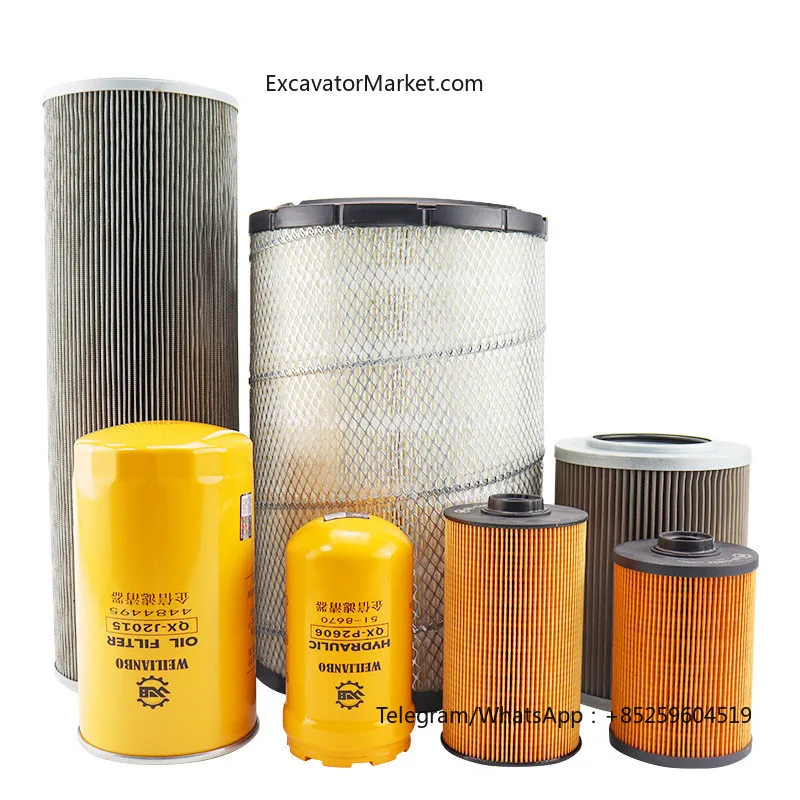 Детали экскаватора для корпуса 210B 240B масляный дизельный воздушный фильтрующий