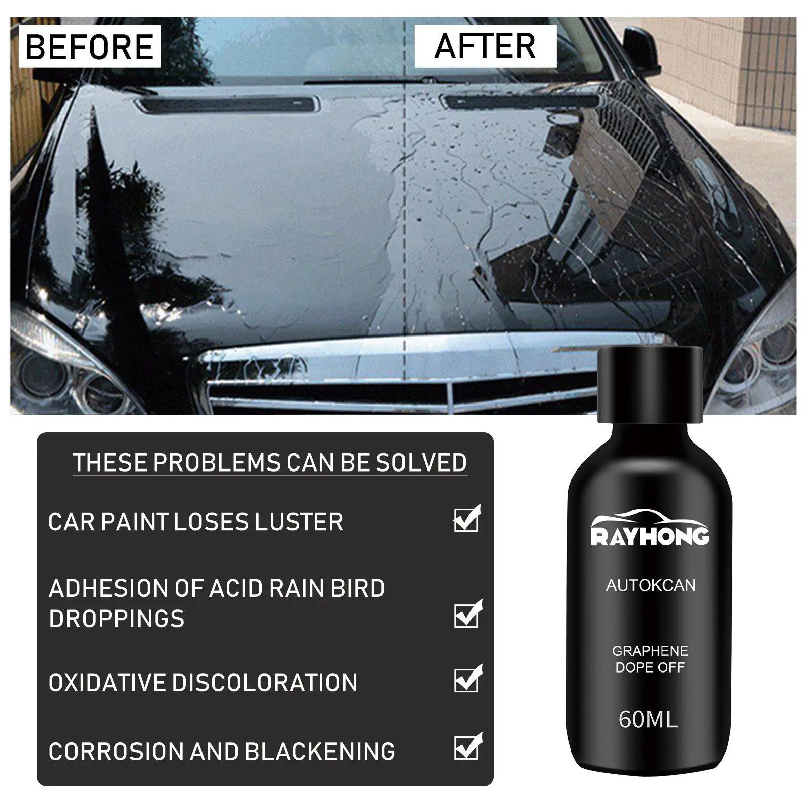 

Car Hydrophobic Coating Agent Glass Protection Ceramic Coating