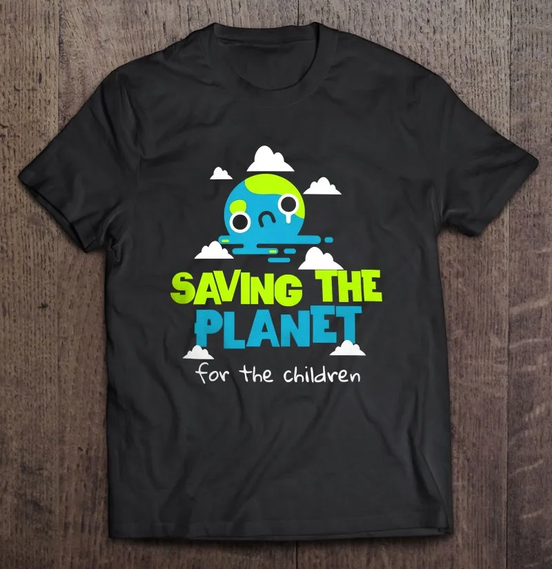 

Футболка для детей, Топ оверсайз с надписью «Спасение планеты земли», для любителей природы, для улицы, экологов