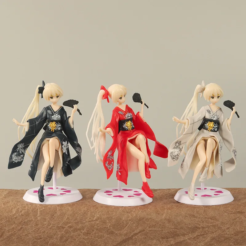 

9.5cm Anime Yosuga No Sora Kimono Kasugano Dome Figure Kawaii PVC Action Figure Two-dimensional Collectible Model Doll Toy Gifts