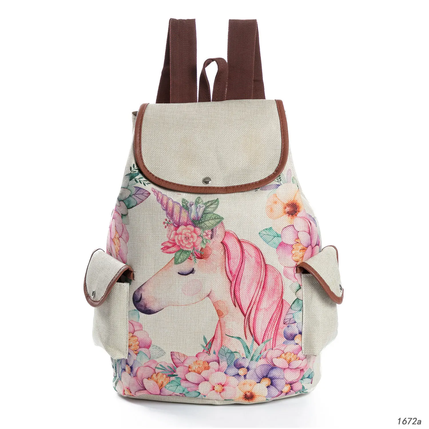 

New Fashion Retro Trendy backpack bag ladies Canvas shoulders shoulder trend bag