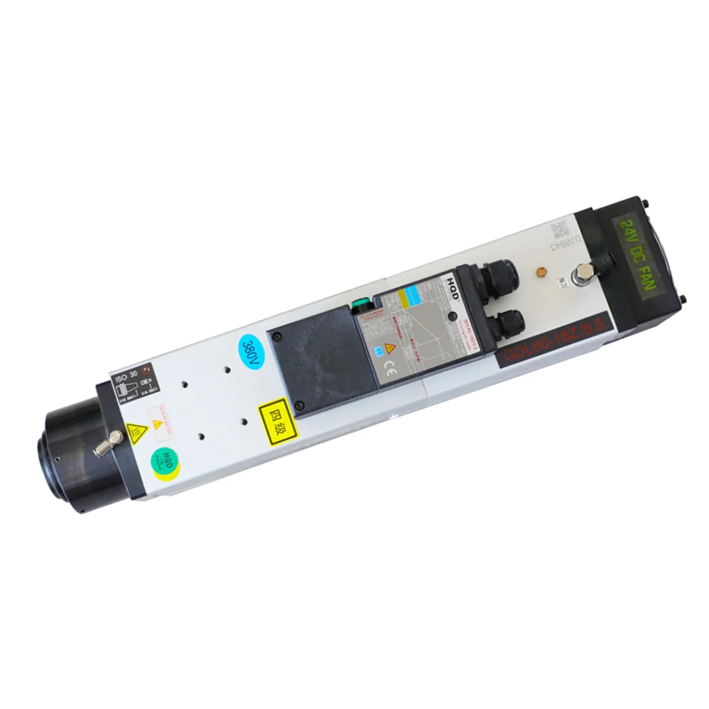 HQD GDL60-30-18Z/5 5 5.5KW ISO30 4-полюсный автоматический инструмент с воздушным охлаждением