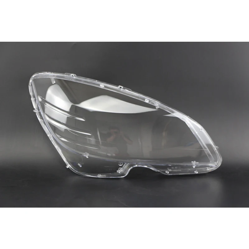 Фото Крышка автомобильной фары для Mercedes Benz C-класса w204 2007 2008 2009 2010, абажур Faros Delanteros, замена автомобильных аксессуаров №2