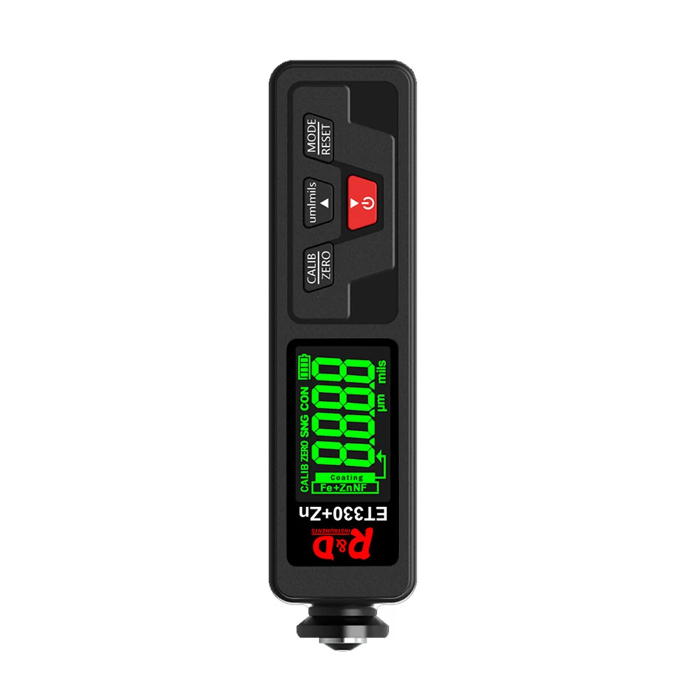

Coating Thickness Gauge Digital Painting Thickness Gauge 0-1500um Automatic Thickness Gauge for Iron Aluminum Zinc Resolution