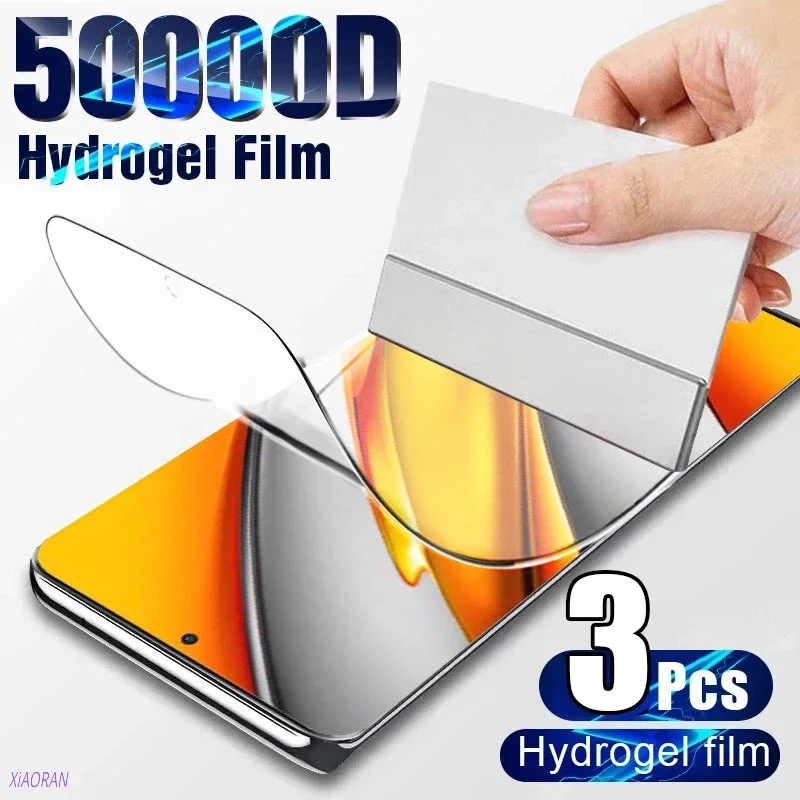 

3PCS Hydrogel Film for Xiaomi Redmi Note 12 11 Pro 11S 9 8 12C 9C 9T 9A Screen Protector Redmi Note 10 Pro 10 10S 10A 10C Film