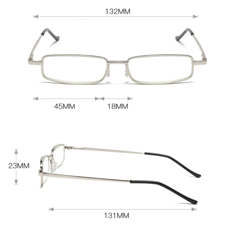Очки для чтения ZUEE с защитой от синего света мужчин и женщин портативные