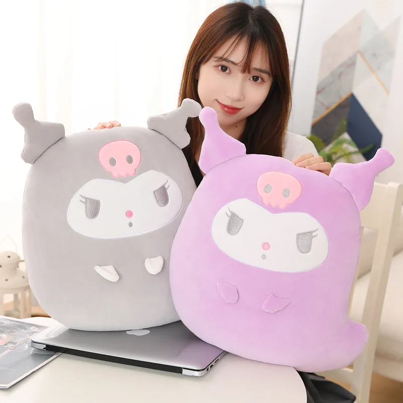 

Sanrio Pillow Mymelody Kuromi Cinnamoroll Kawaii Cartoon Pillow Cute Sofa Cushion Office Nap Air Conditioner Blanket Two-In-One