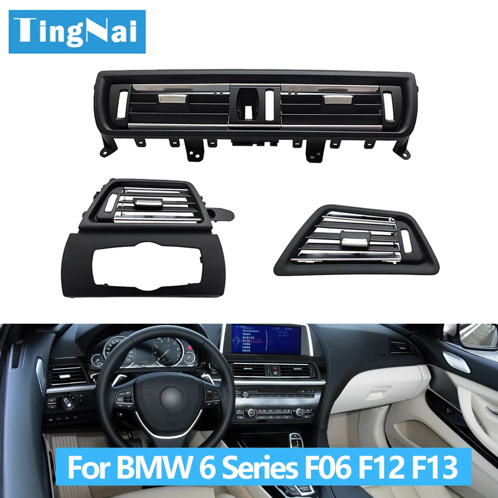 

LHD RHD Front Rear Air Conditioning AC Vent Grille Outlet Panel Cover For BMW 6 Series F06 F12 F13 630 635 640 645 650 2011-2018