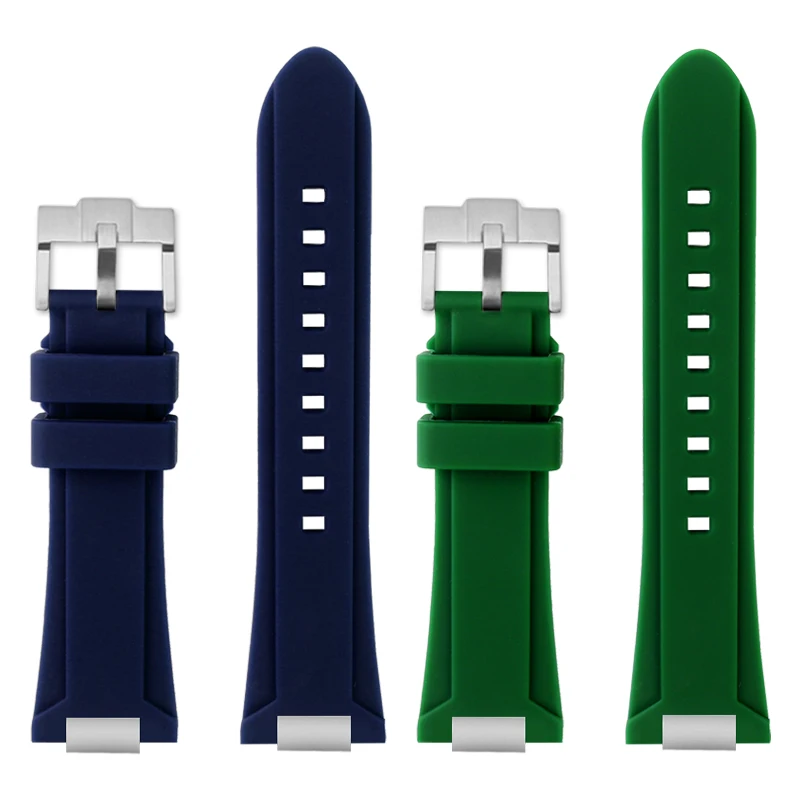 High-Grade Rubber Stainless Steel Connection Strap for Tissot PRX Series T137.407/410 Men Fashion WatchBand Replacement Parts