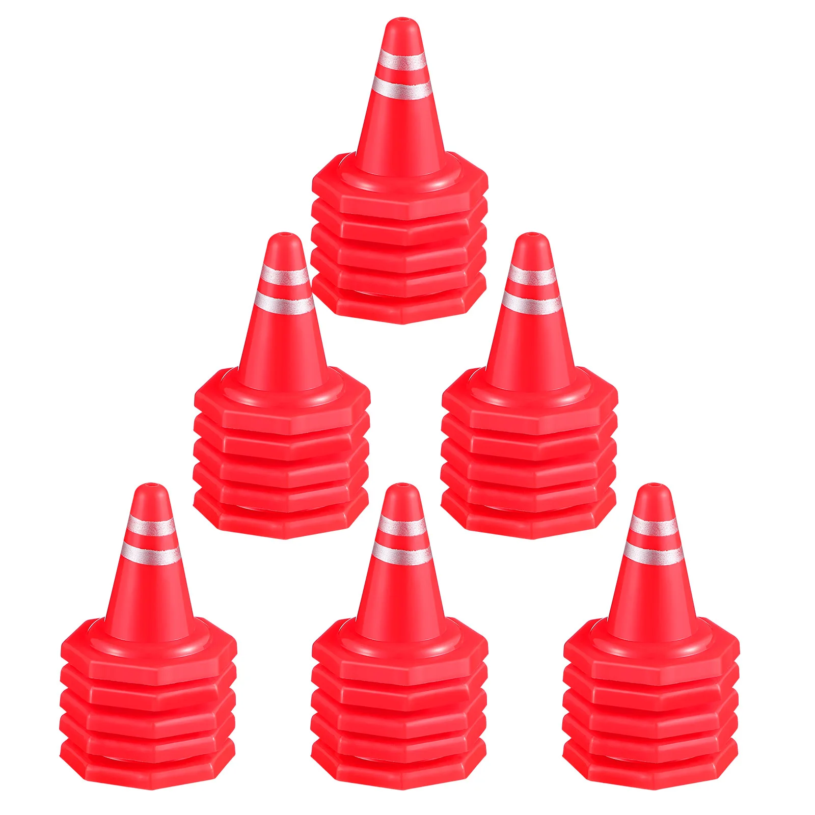 

30pcs Creative Traffic Cones Road Signs Roadblock Signs for Children Kids