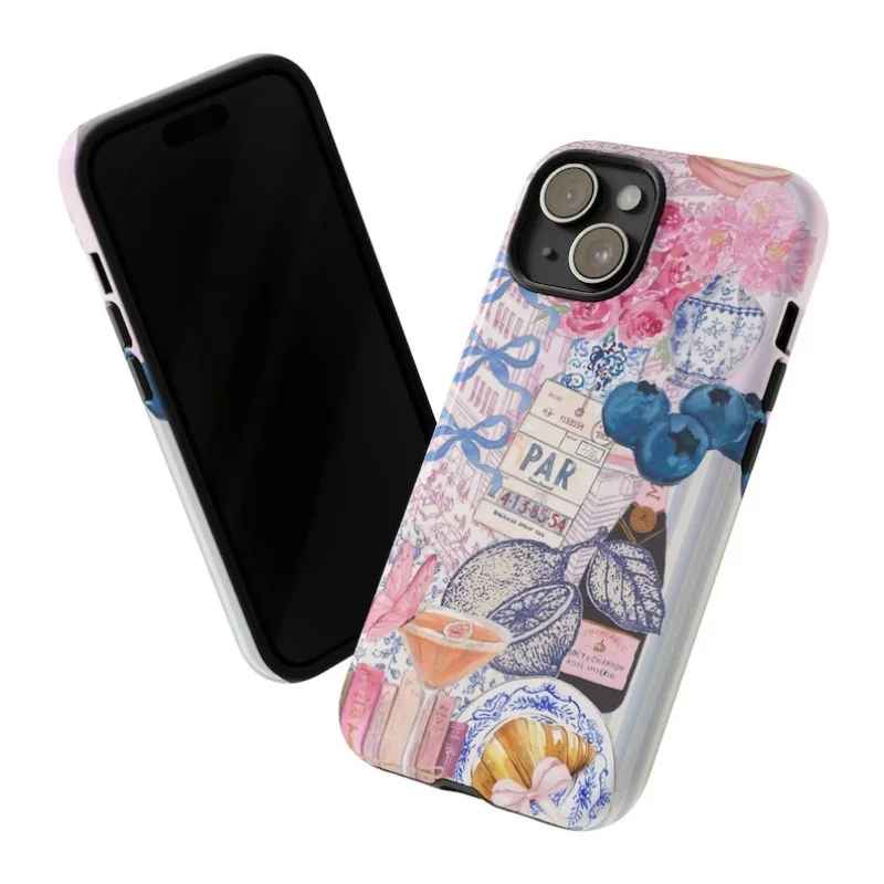 Чехол для телефона Pink Coquette Collage IPHONE 16 15PRO MAX 14 13 12 11 акриловый ТПУ магнитные чехлы
