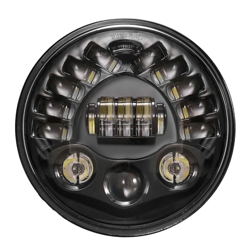 

Motorcycle 7 Inch LED Headlight Aluminum Shell Round LED Lamp 12V 37W Hi/Low Beam Turn Signal For Motorcycle Headlamp