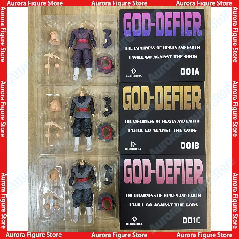 Фото В наличии: DIMENSIONIA Studio Son Goku 001A/001B/001C Dragon Ball Z SHF Black Goku — аниме-фигурка, модель, игрушка, подарок, хобби №3