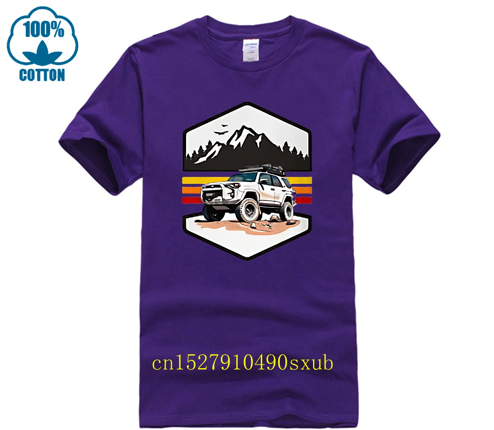 Модная летняя футболка 4Runner TRD Off-Road 4x4 5-го поколения Мужская