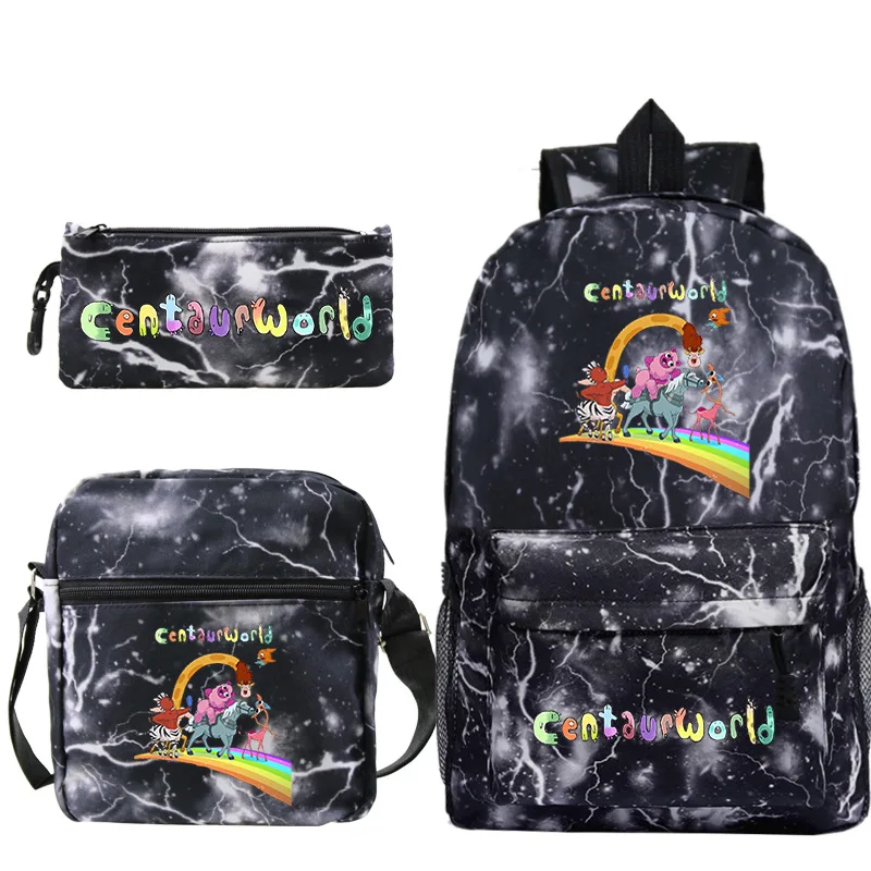 Милый рюкзак Centaurworld для мальчиков и девочек школьные ранцы дорожная сумка