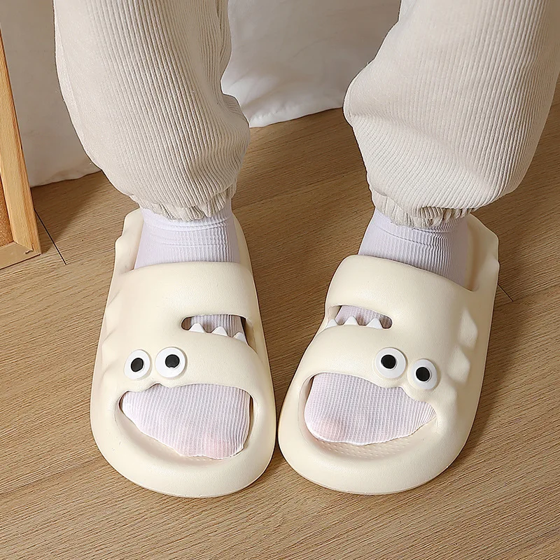 Summer for Home Slipper Women Indoor Shoes Slides Cozy Cute Alligator Cartoon Ladies Cheap Beach Soft Sole Female Flip Flops