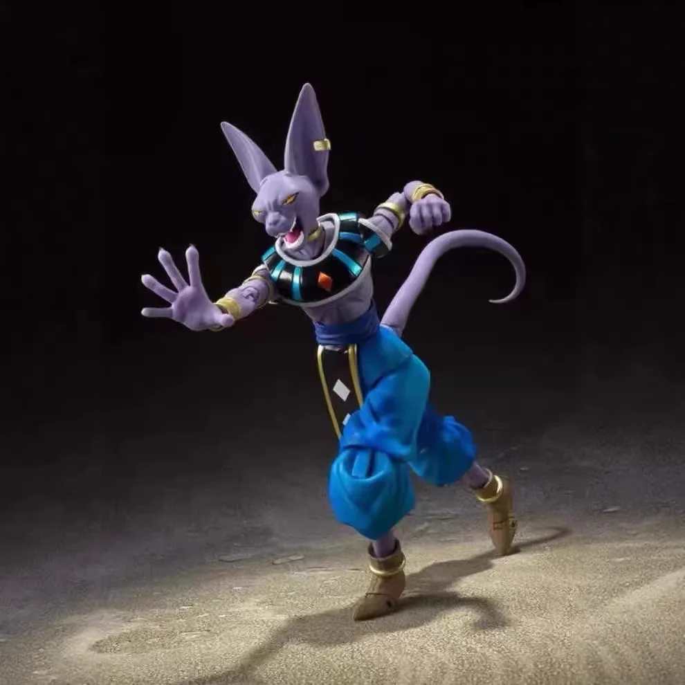Фото 14 см Аниме-фигурка Shf Dragon Ball Z Бирус, Супер Бог Разрушения, фигурки из ПВХ, коллекционная модель, игрушка, подарок №3