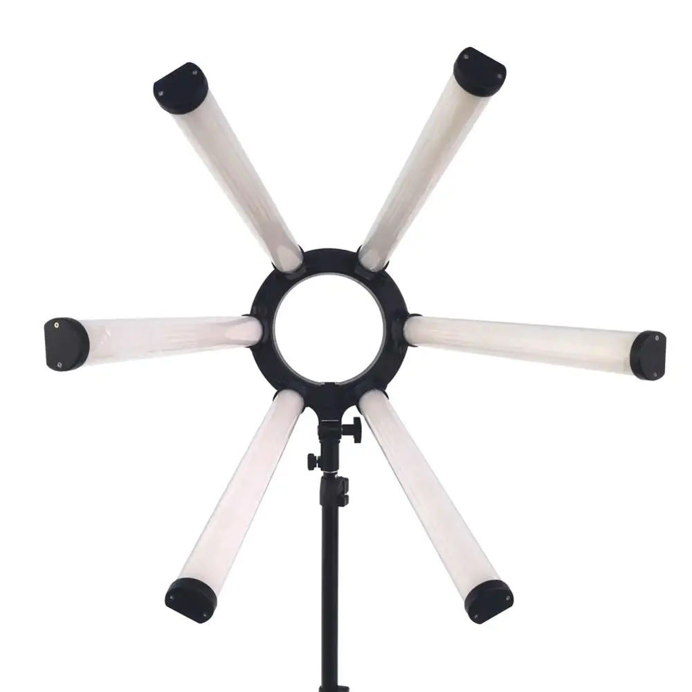 Светодиодная панель с шестью звездами 3200-5500K красивый мягсветильник лампа без