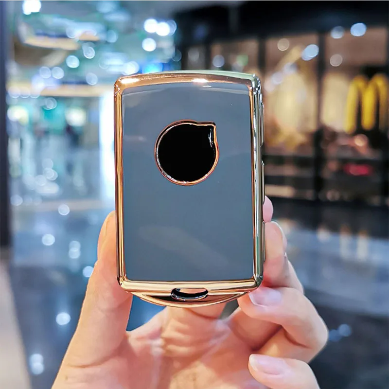 

Soft TPU Remote Car Key Cover Case For Volvo XC40 XC60 S90 XC90 V90 2017 2018 T5 T6 2015 2016 T8 Keychain Alarm Car Accessories