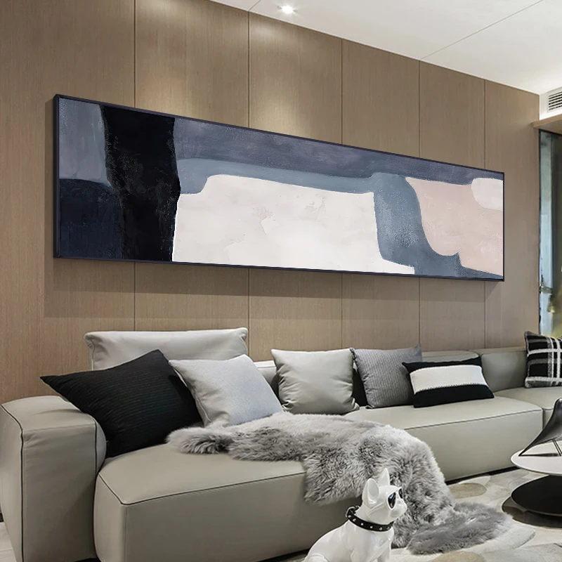 Абстрактные декоративные картины Цветные Блоки плакат печать современные