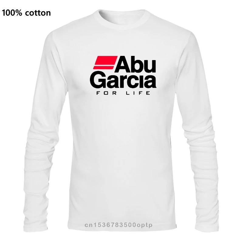 

Mens Clothing ABU GARCIA For Life Fishing Company Logo Mens White T-Shirt Size S To 3XL