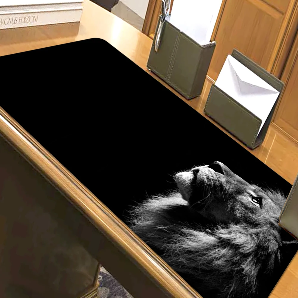 

Mouse Game Pad Non-Slip PC Animal Lion Mousepad Computer Laptop Anime Locking Edge Notebook Table Mouse Mat Gaming PC Protector