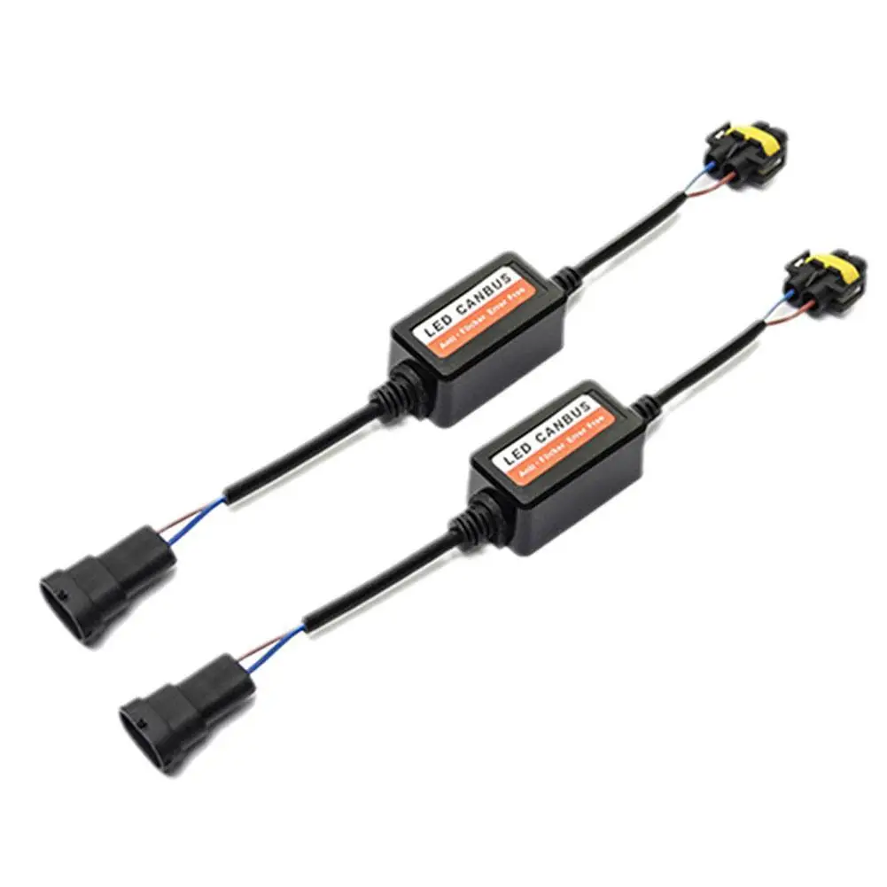 2 шт. светодиодный декодер Canbus автомобильные фары резистор без ошибок H1 H3 H4 H7 H9 H11
