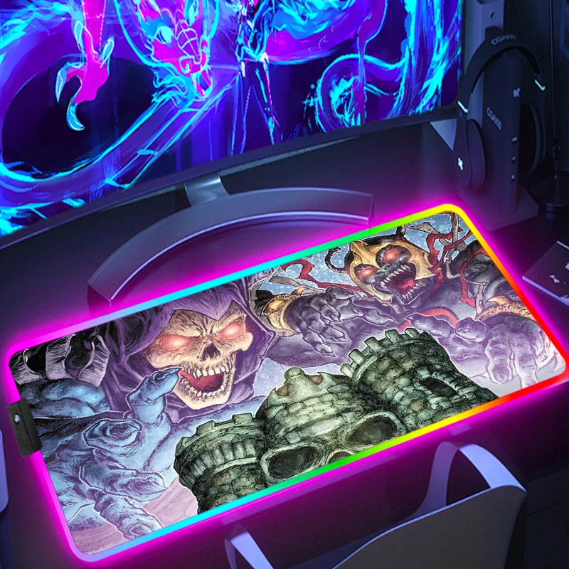

Коврик для мыши He Man Masters Of Universe, игровой коврик для клавиатуры в стиле аниме, аксессуары для ПК, настольная защита, Настольный коврик, игровой...
