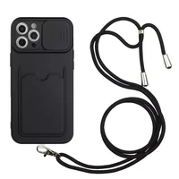 the newcamera lens protection phone case with necklace rope lanyard for iphone 12 13 pro max mini 11 pro 8 7 6 6s plus xr xs ma