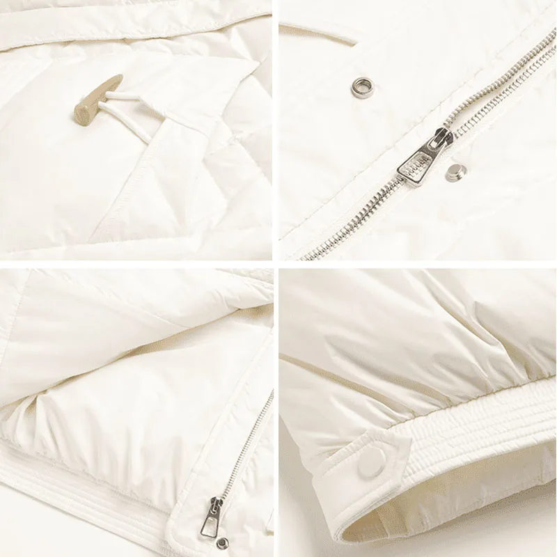 Парка женские пальто куртки 2022 зимняя новая одежда с хлопковой подкладкой Стразы