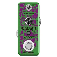 koogo lef 319 guitar noise gate pedal noise killer pedals noise suppression effects for electric guitar hard soft 2 modes