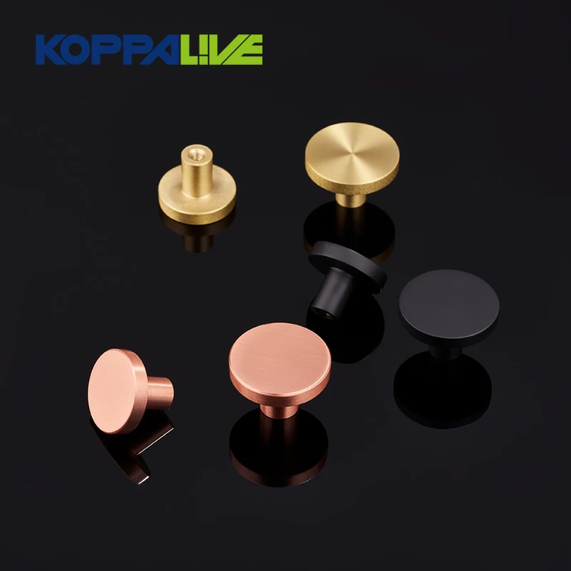 Ручка для мебели KOPPALIVE латунная с одним отверстием | Обустройство дома