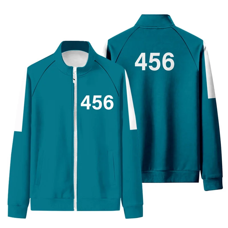 

Squid Game Sportswear 456 Autumn Sweater 067 Coat Same Mask clothes for teens hoodies women