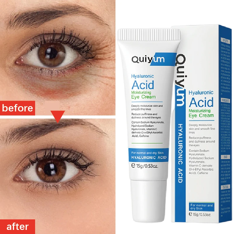 

Hyaluronic Acid Anti-Wrinkle Eye Cream Anti-aging Diminish Fine Line Repair Essence Reduce Puffiness Hydrate Moisturize Eye Care