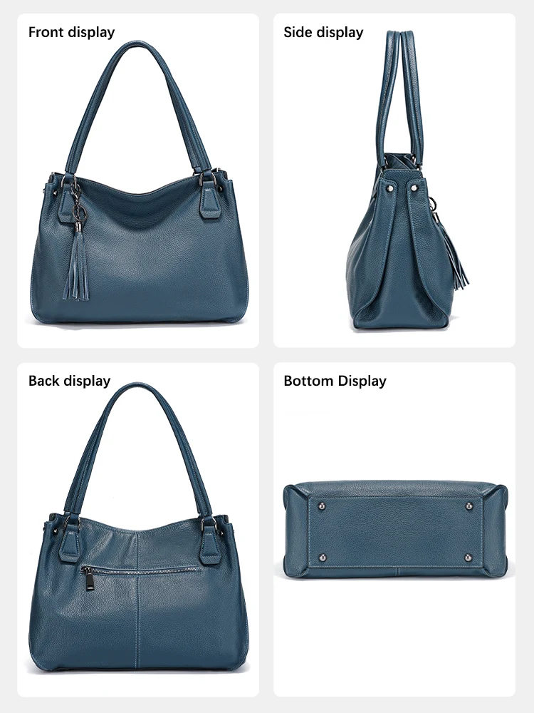 Женская сумка через плечо Zency из натуральной кожи