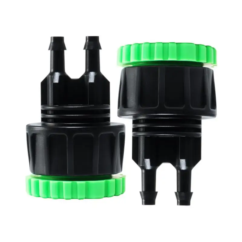 

Fitting Garden Agricultural Water Pipes Connection Faucet Shunt Joint Easy To Install Black Green Micro-spray Irrigation Joint