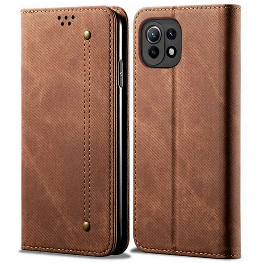 

Mi 11 Lite 5G NE Flip Wallet Case for Xiaomi 11 Lite Luxury Leather Texture Magnetic Book Cover for Mi 11 Pro Funda Shockproof