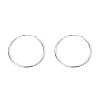 925 silver 101518mm hoop earrings delicate hot selling fashion jewelry exquisite for decoration 2022 new brand