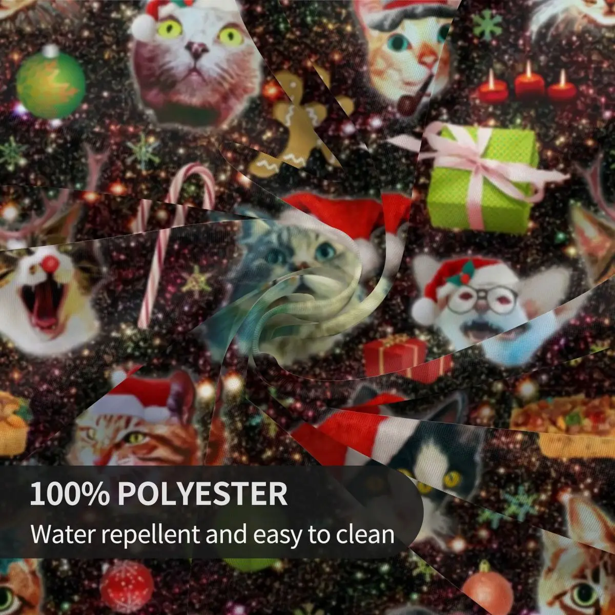 Праздничная скатерть с забавным котом защитное свадебное покрытие для стола