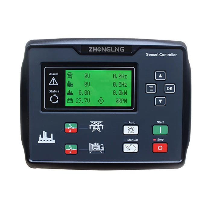 

Genset Controller CLE6120UN ZHONGLING CLE6110UN HGM6120N generator parts control datakom auto start control module for genset