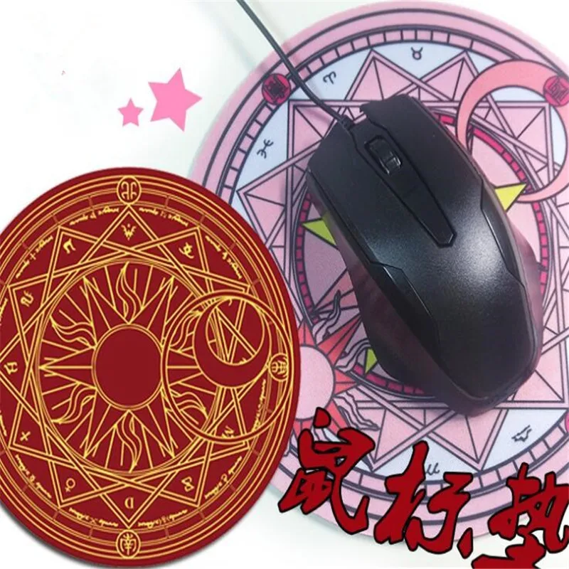 

Anime Sailor Moon mouse pad Cosplay Card Captor Sakura mouse pad Girls Halloween Props
