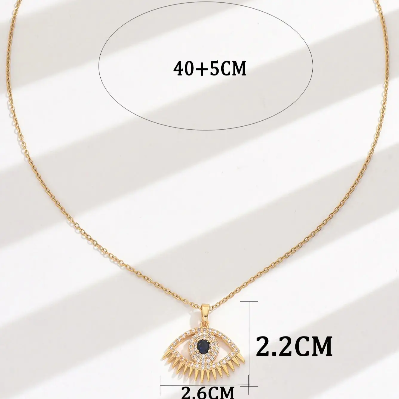 Модное Ожерелье С Подвеской В Виде Конского Глаза Кубическим Цирконием Для