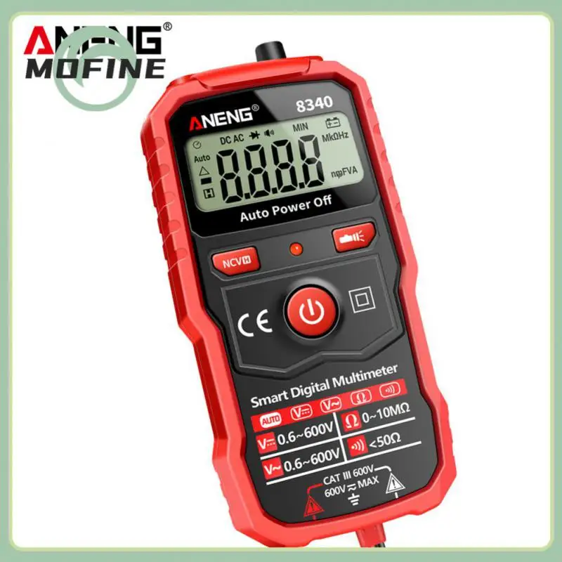 

ANENG 8340 Digital Multimeter 1999 Counts AC/DC Voltage NCV Auto Range Multimetro Tester Ohm Capacitance Hz Voltage Meter