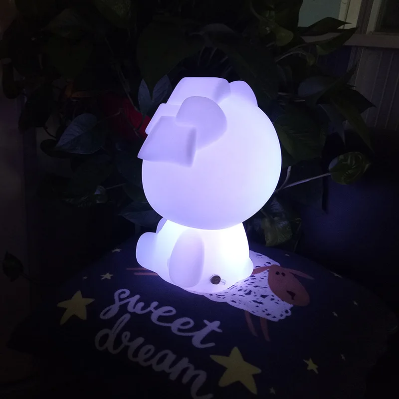 Светодиодная настольная лампа Hello Kitty 16 цветов меняющая цвет светодиодная ПЭ