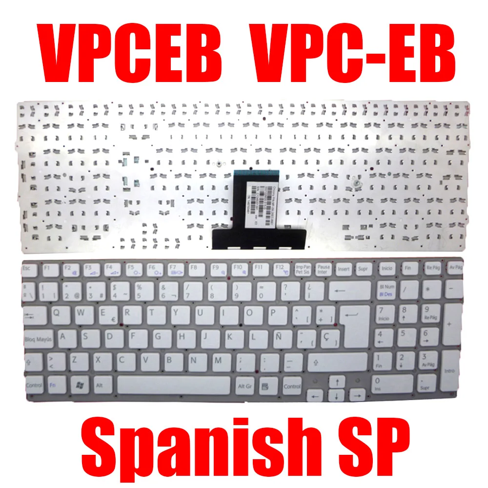 

SP RU SW TR Laptop Keyboard For SONY For VAIO VPCEB VPC-EB MP-09L26E0-8861 148793461 V111678B Spanish Russia Swiss Turkish New