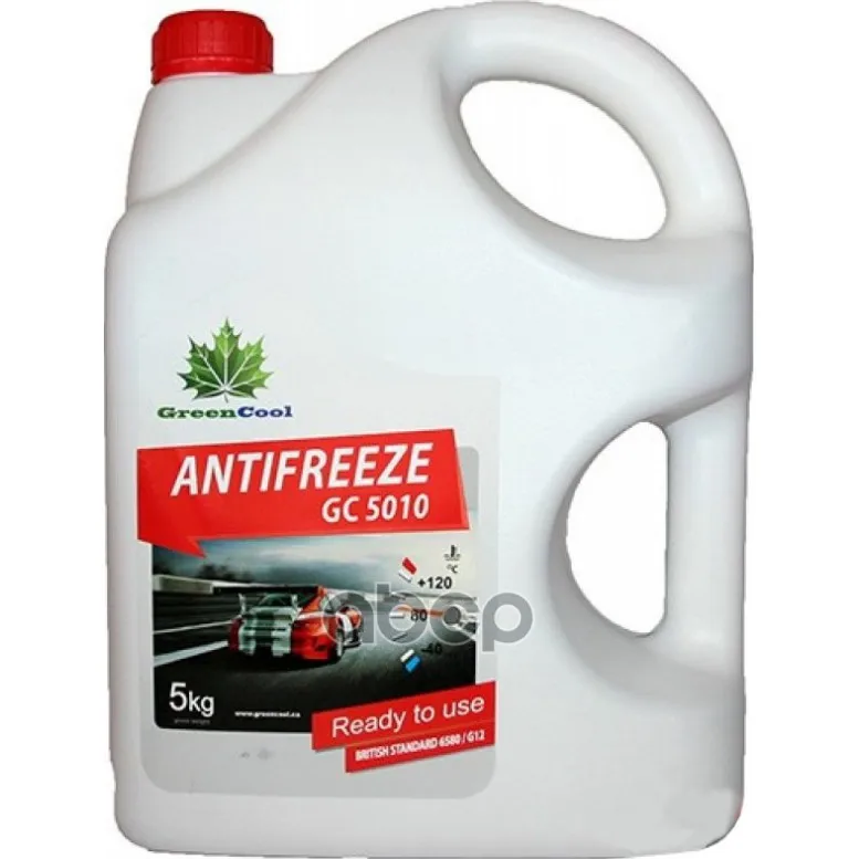 Антифриз G12 GreenCool GС5010 готовый (красный) 5кг GREENCOOL арт. 791685 |