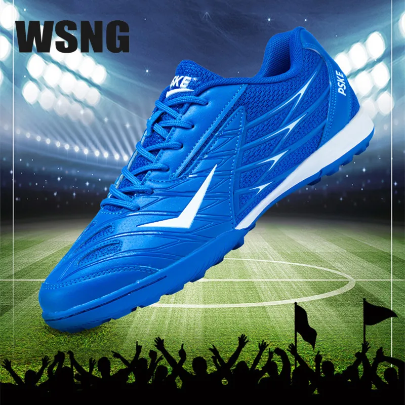 

WSNG Men's Soccer Shoes Adult/Children TF Non-Slip Wear-Resistant Outdoor Training Sports Shoes Golf Shoes Sports Men's Shoes