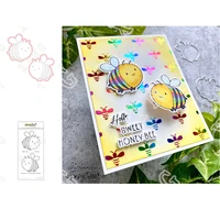 2022 new scrapbook decorate coloring embossing template babees metal cutting dies stamps set diy gift card craft reusable molds