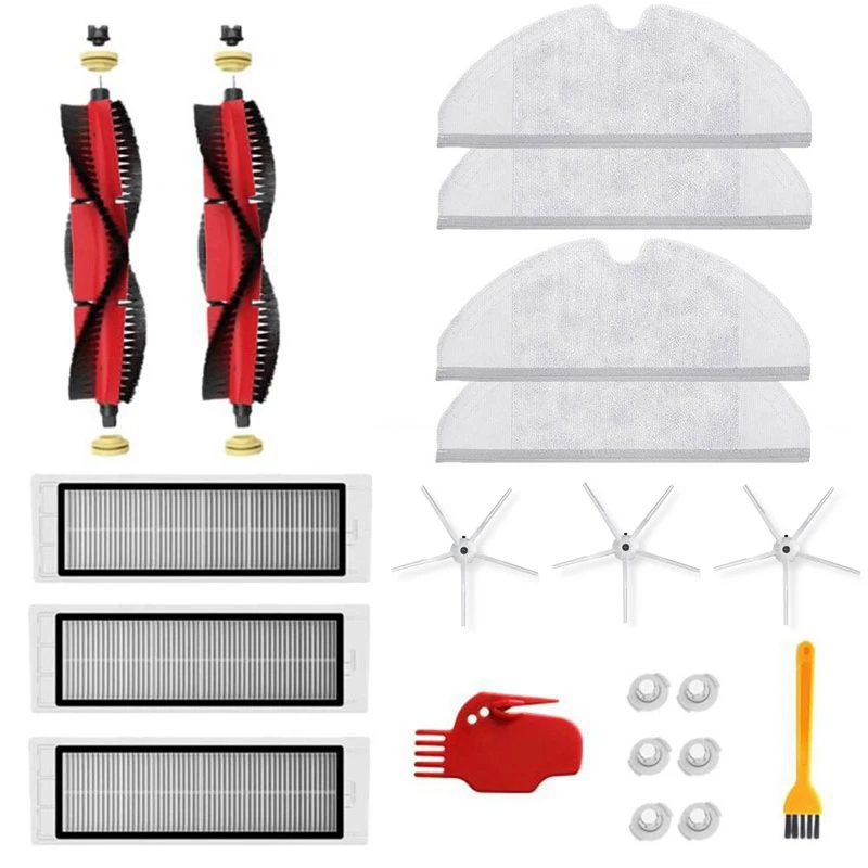 

For Xiaomi Roborock S5 MAX S6 S60 S65 Accessories Vacuum Cleaner Parts Washable HEPA Filter Main Brush Side Brush