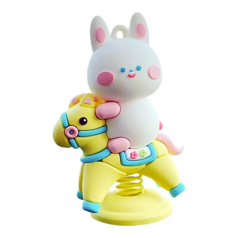 

Anime Cute Animal Shaking Head Spring Toys Head Doll Car Decoration Cartoon Car Interior Decorations PVC Car Ornament Doll